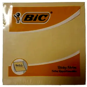Ankara Ostim Durusoy Kırtasiye Bic yapışkanlı not kağıdı 76x76 mm 100 lü