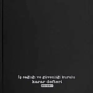 Ostim Durusoy Kırtasiye Bayındır İş Sağlığı Ve Güvenliği Kurulu Karar Defteri Ciltli 20x28